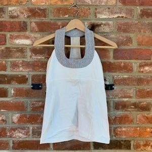 Lululemon White Workout Tank, Size 6